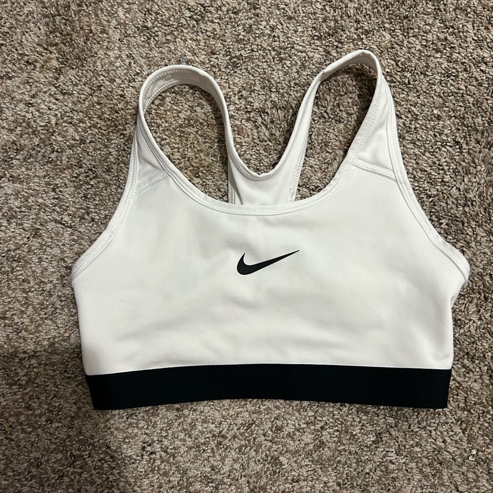 White Nike Sports Bra